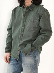 4色 ウォッシュド ヘビーウェイトシャツ