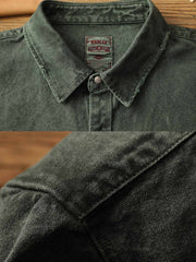 4色 ウォッシュド ヘビーウェイトシャツ