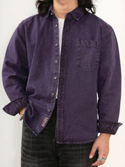 4色 ウォッシュド ヘビーウェイトシャツ