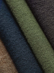 4色展開 ハーフタートルネック ニットセーター