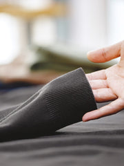 4色展開 ハーフタートルネック ニットセーター