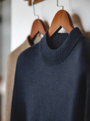 4色展開 ハーフタートルネック ニットセーター