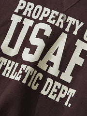 490 グラム ヘビーウェイト USAFプリント スウェット