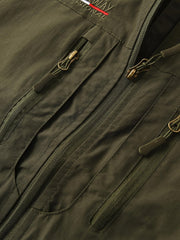 6色 刺繍入り スタンドカラー ベスト