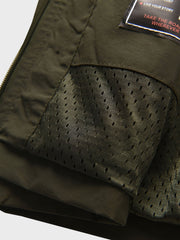 6色 刺繍入り スタンドカラー ベスト