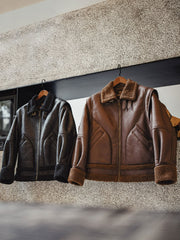 B3ボンバー レザージャケット