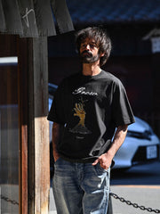 「Grow」プリント 半袖Tシャツ