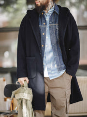 IVY LOOK ネイビー ウールコート