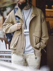 M65 ポケット多い カーキジャケット