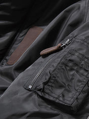 N-2Bフライトジャケット フード 取り外し可能