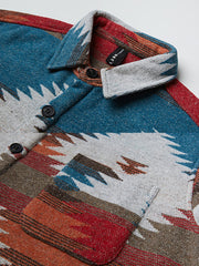 NAVAJO ジャガード織り ツイード 長袖シャツ