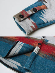 NAVAJO ジャガード織り ツイード 長袖シャツ