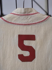 スタンドカラー ベースボール シャツ