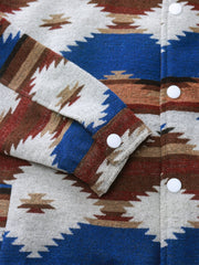 ナバホジャカード織りニットジャケット