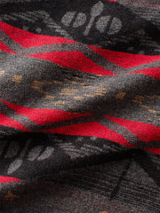 ウォッシュ加工 綿毛織り エスニック シャツ