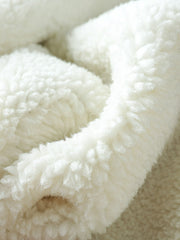 モール撞色チェックシャツ