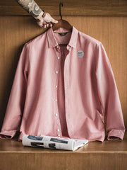 先染め チェック柄 ボタン ダウンシャツ