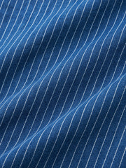 アメカジストライプ柄デニムワークシャツ