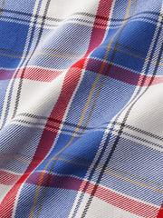 アシンメトリーポケット セルヴィッチチェック ワークシャツ