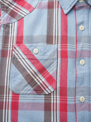 セルヴィッチ チェック柄 ワークシャツ