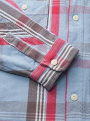 セルヴィッチ チェック柄 ワークシャツ