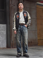 横須賀タイガー刺繍野球ジャケット