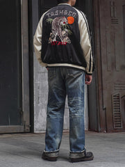 横須賀タイガー刺繍野球ジャケット