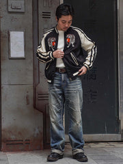 横須賀タイガー刺繍野球ジャケット