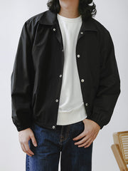 クラシック黄褐色メンズ軽量ジャケット