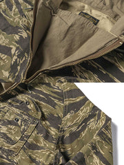 虎柄迷彩ミリタリースモックプルオーバー