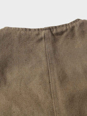 ウォッシュドキルティングベスト