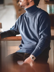 ハイネック ニットセーター