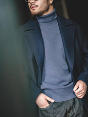 ハイネック ニットセーター