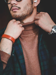 ハイネック ニットセーター