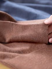 ハイネック ニットセーター