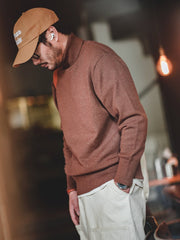 ハイネック ニットセーター