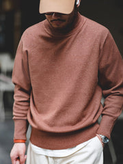 ハイネック ニットセーター