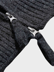 ジッパー付きニット