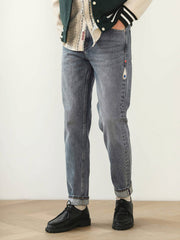 ダイヤモンドスタッズデニムパンツ