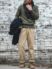 混合織ニットマフラー