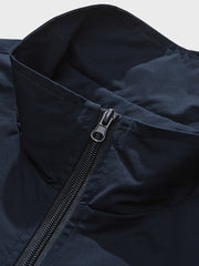 刺繍入りカラーブロックジャケット