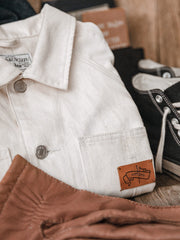 ホワイト ハンティング デニムジャケット