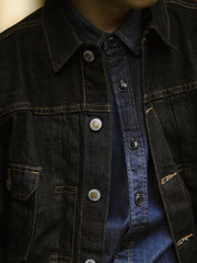 デニム スリムフィット ジャケット