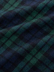 羊毛混紡チェックシャツジャケット