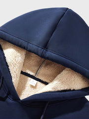 裏フリース ドロップショルダー パーカー