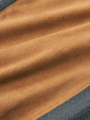 レトロ配色コンビポーラテックフリースパーカー