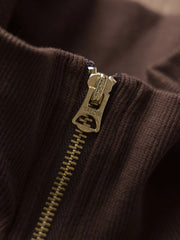 カラーブロック ヘビーウェイト ハーフジップ スウェット