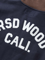 カラーブロック ヘビーウェイト ハーフジップ スウェット