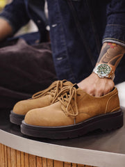 スエードディビット シューズ