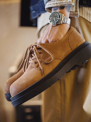 スエードディビット シューズ